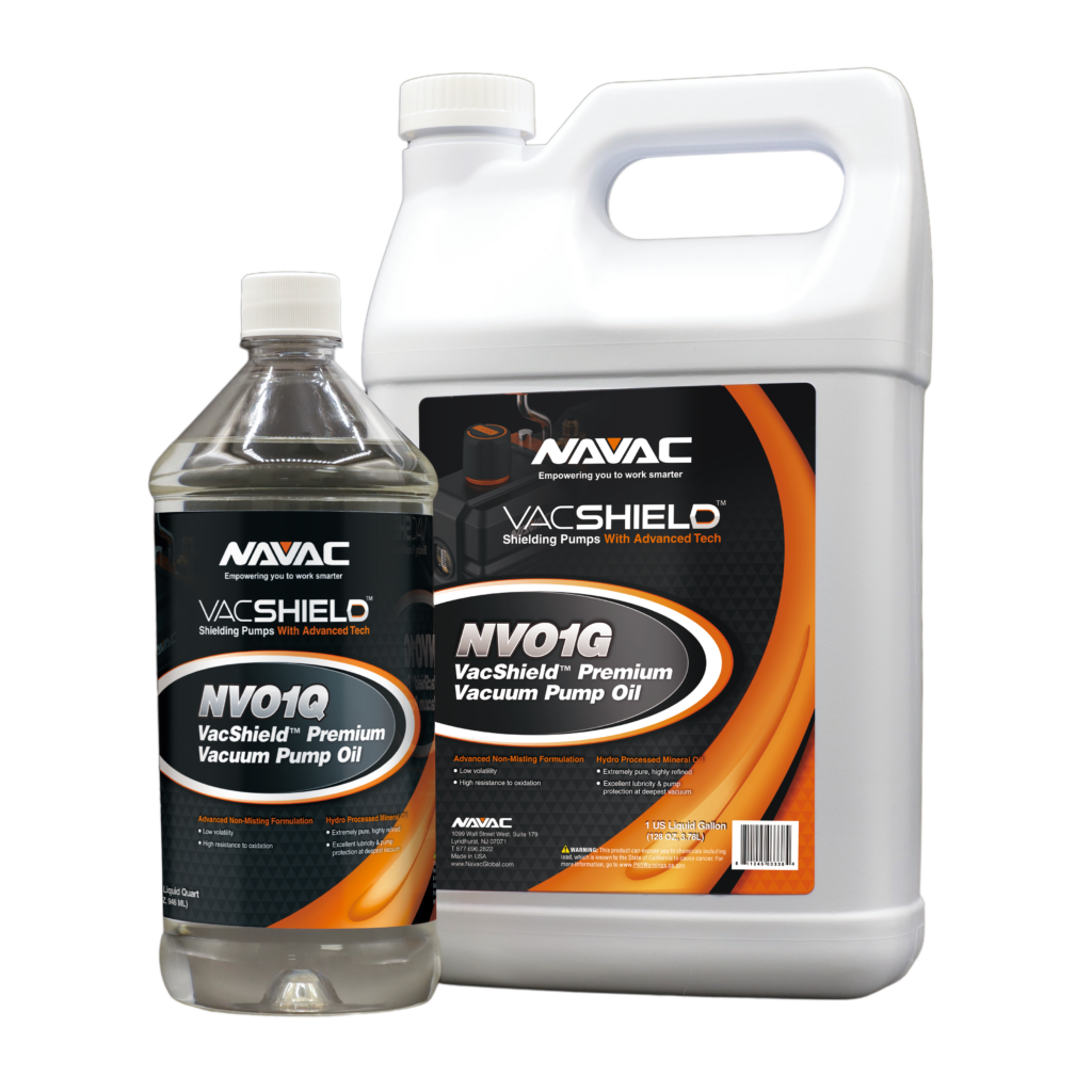 VACSHIELD Premium Vacuum Pump Oil NVO1Q & NVO1G