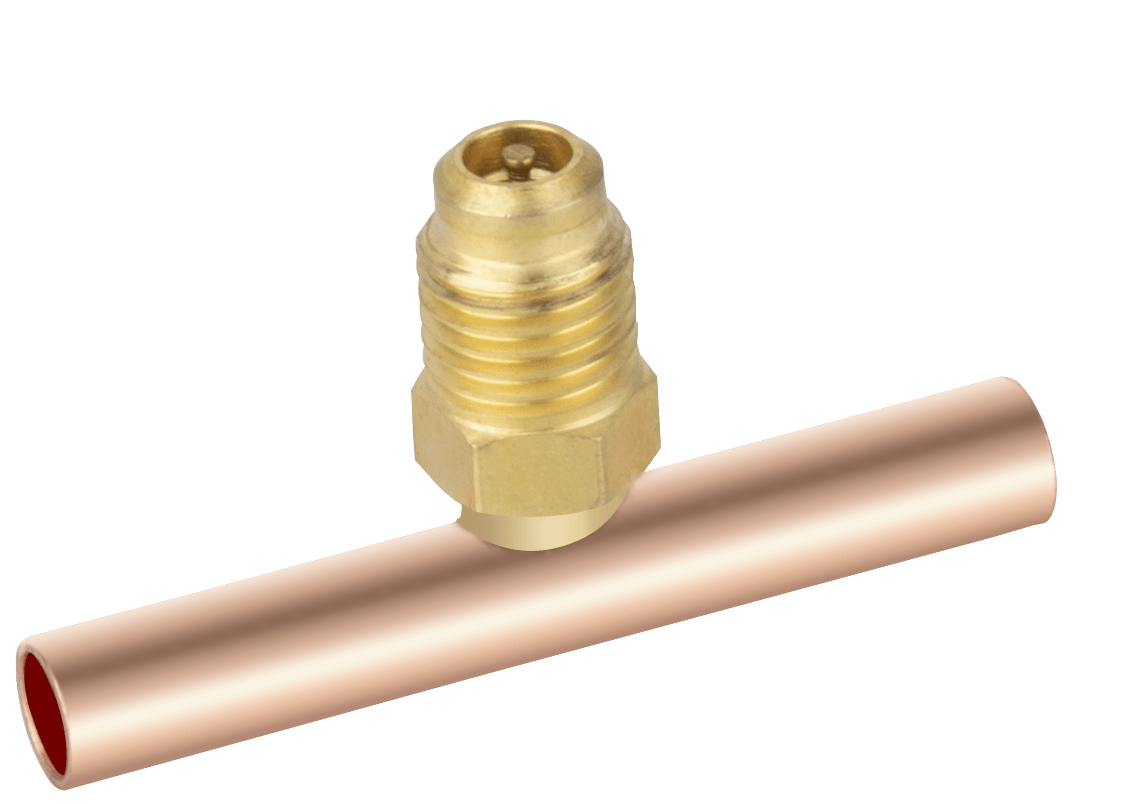 Slip Fit Copper Braze Tee <span class='noshow'>F1002, F1003, F1004, F1005, F1006, F1007, F1008, F1009, F1011</span>