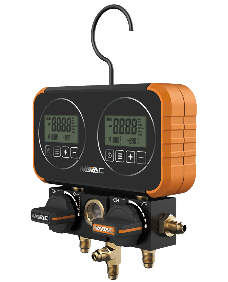 Discontinued – Manifold Gauges with Digital Display<span class='noshow'> NRM2D0101 & NRM2D0102</span>